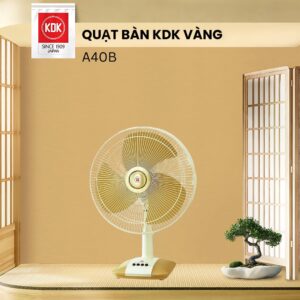 Quạt bàn Nhật 3 mức gió (50W) KDK vàng A40B(GD) - Bảo hành chính hãng 12 tháng