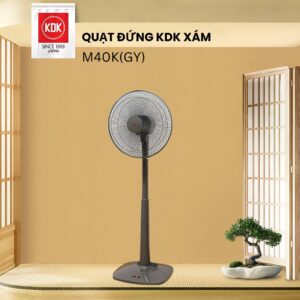 Quạt Đứng Nhật KDK 3 cánh - M40K(GY) - Bảo Hành Chính Hãng 2 Năm